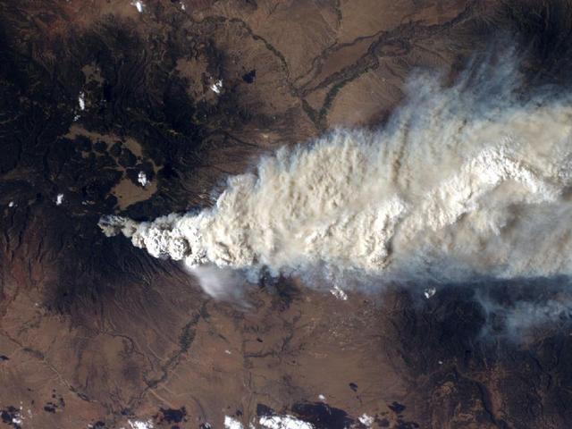 New Mexico Fire From Space